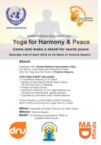 Yoga for Harmony & Peace, Adelaide, Australia